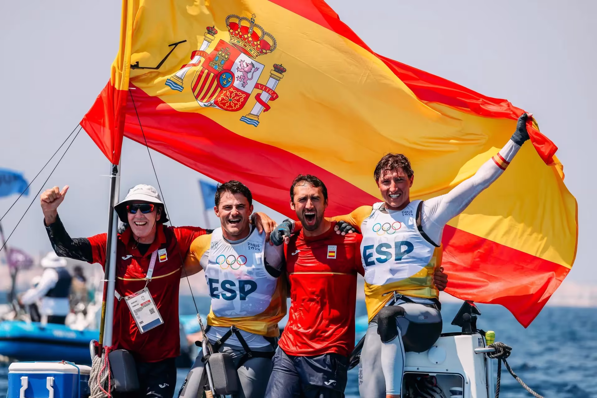 Botín y Trittel, primer oro español en Paris 2024 - Olimpiadas París 2024 - Actualidad náutica